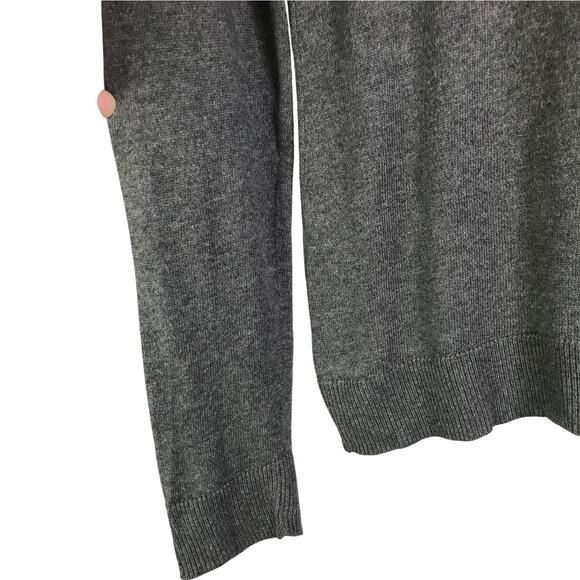 Bailey 44 Sweater Womens Size M 409-B458 Charcoal Gray Gemstone Collar Crewneck - Picture 6 of 9